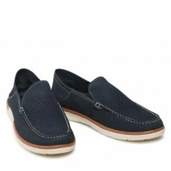 Moccasins LASOCKI - MI07-B160-A986-01 Cobalt Blue Navy Blue -Lasocki Store Online 5904248242886 08 rz
