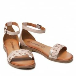 Casual Sandals Sandals LASOCKI - WI16-FOXI-30 Beige Beige -Lasocki Store Online 5904248273637 08 rz