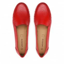 Moccasins LASOCKI - WI16-FORTUNA-01 Red Red -Lasocki Store Online 5904248274252 06 rz
