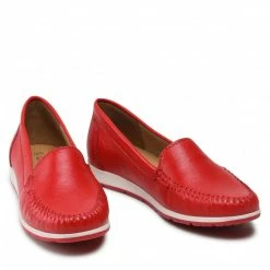 Moccasins LASOCKI - WI16-FORTUNA-01 Red Red -Lasocki Store Online 5904248274252 08 rz