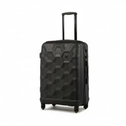 Suitcases Medium Trolley LASOCKI - BLW-A-102-10-07 Black Black