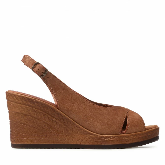 Wedges Sandals LASOCKI - WI23-283-04 Camel Brown 4 Wedges Sandals LASOCKI - WI23-283-04 Camel Brown - Image 2