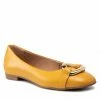 Ballerina Shoes Flats LASOCKI - RST-IRENA-05 Yellow Yellow -Lasocki Store Online 5904248421991 01 rz