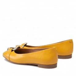 Ballerina Shoes Flats LASOCKI - RST-IRENA-05 Yellow Yellow -Lasocki Store Online 5904248421991 02 rz