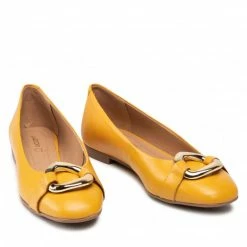 Ballerina Shoes Flats LASOCKI - RST-IRENA-05 Yellow Yellow -Lasocki Store Online 5904248421991 08 rz