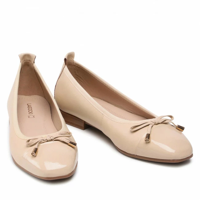 Ballerina Shoes Flats LASOCKI - RST-ROMI-03 Beige Beige 7 Ballerina Shoes Flats LASOCKI - RST-ROMI-03 Beige Beige - Image 5