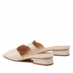 Casual Mules Slides LASOCKI - U246 Beige Beige -Lasocki Store Online 5904248570590 02 rz